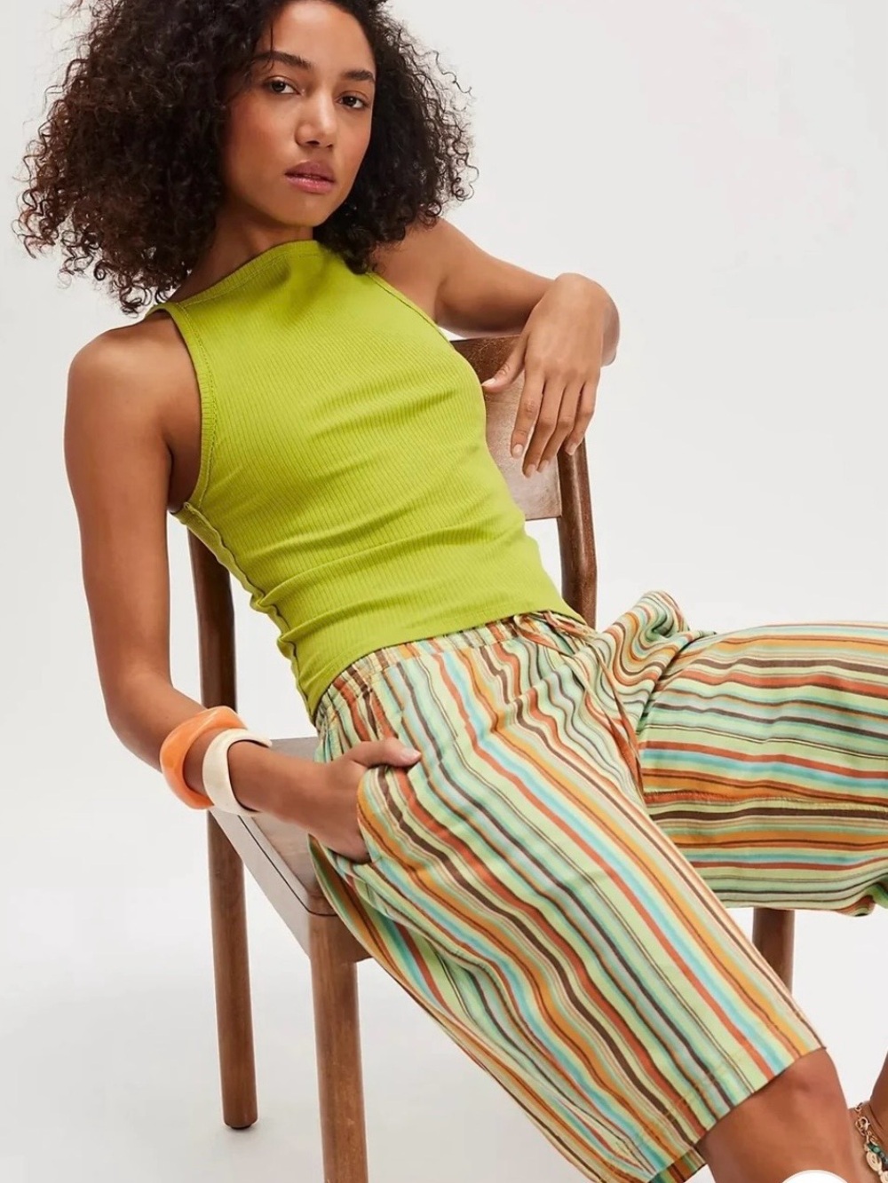 Free People Saylor Poplin
Stripe Shorts